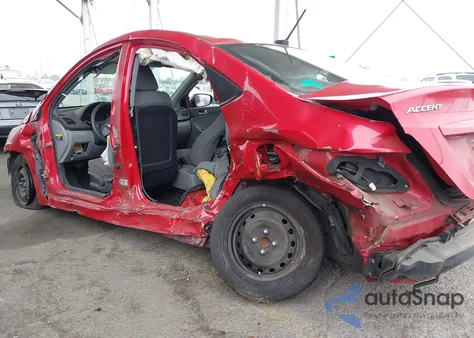 2013 Hyundai Accent Gls from USA, damaged, VIN KMHCT4AE9DU440220